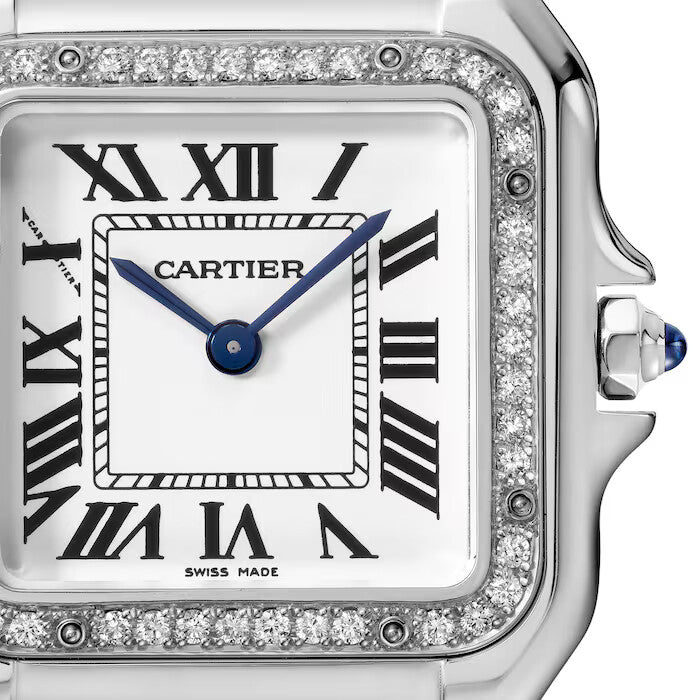Panthère De Cartier Watch Medium Model - White Dial W4PN0008