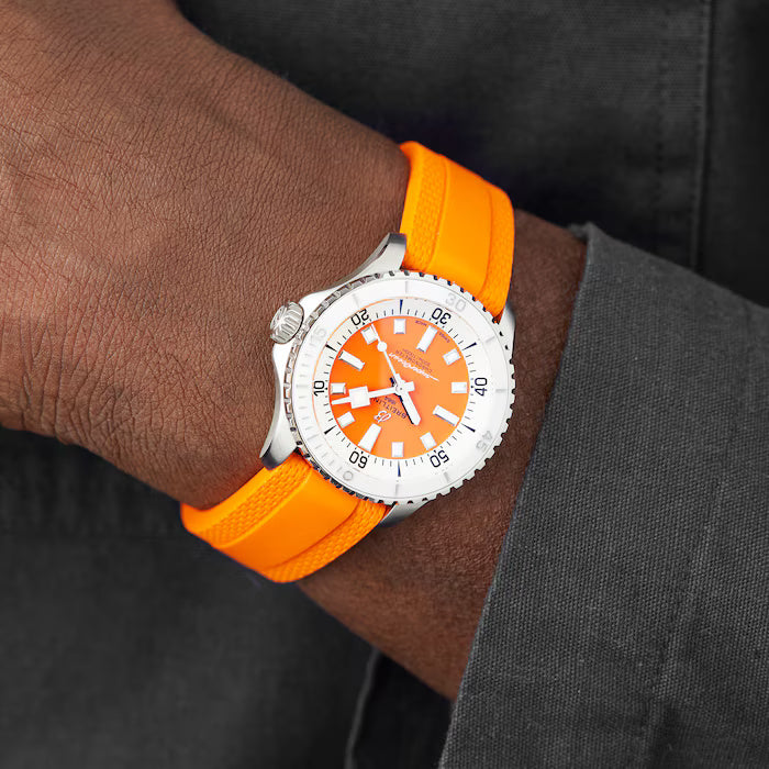 Breitling Orange Dial A17377211O1S1