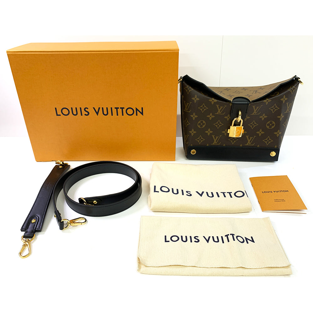LOUIS VUITTON Handbag, Strap on Padlock, 2-Way Bag Hobo M43517