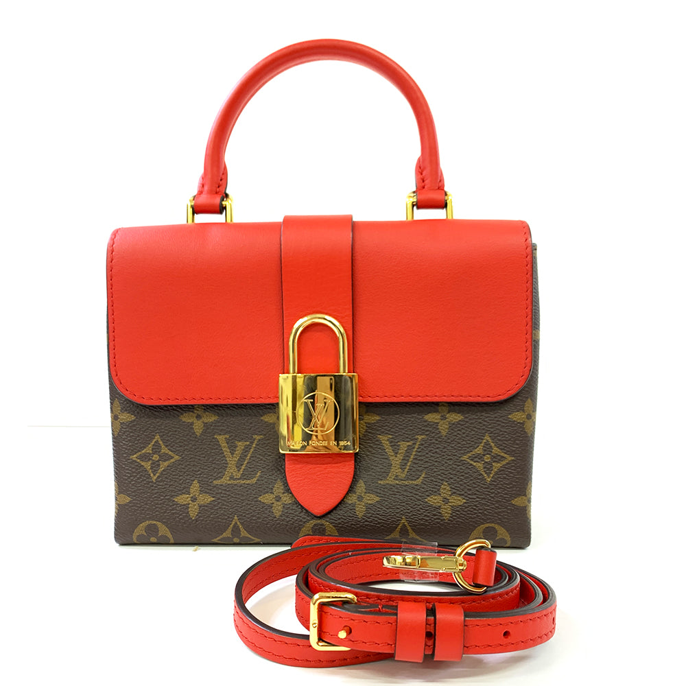 LOUIS VUITTON Locky BB, Caramel Brown, Cowhide Leather, Gold Hardware