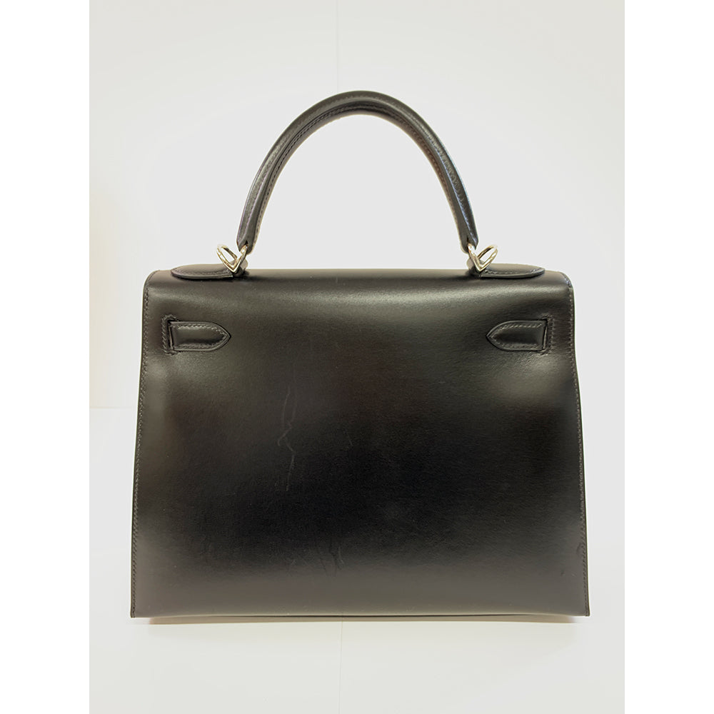HERMES Handbag Kelly Series Kelly Box Calf 28