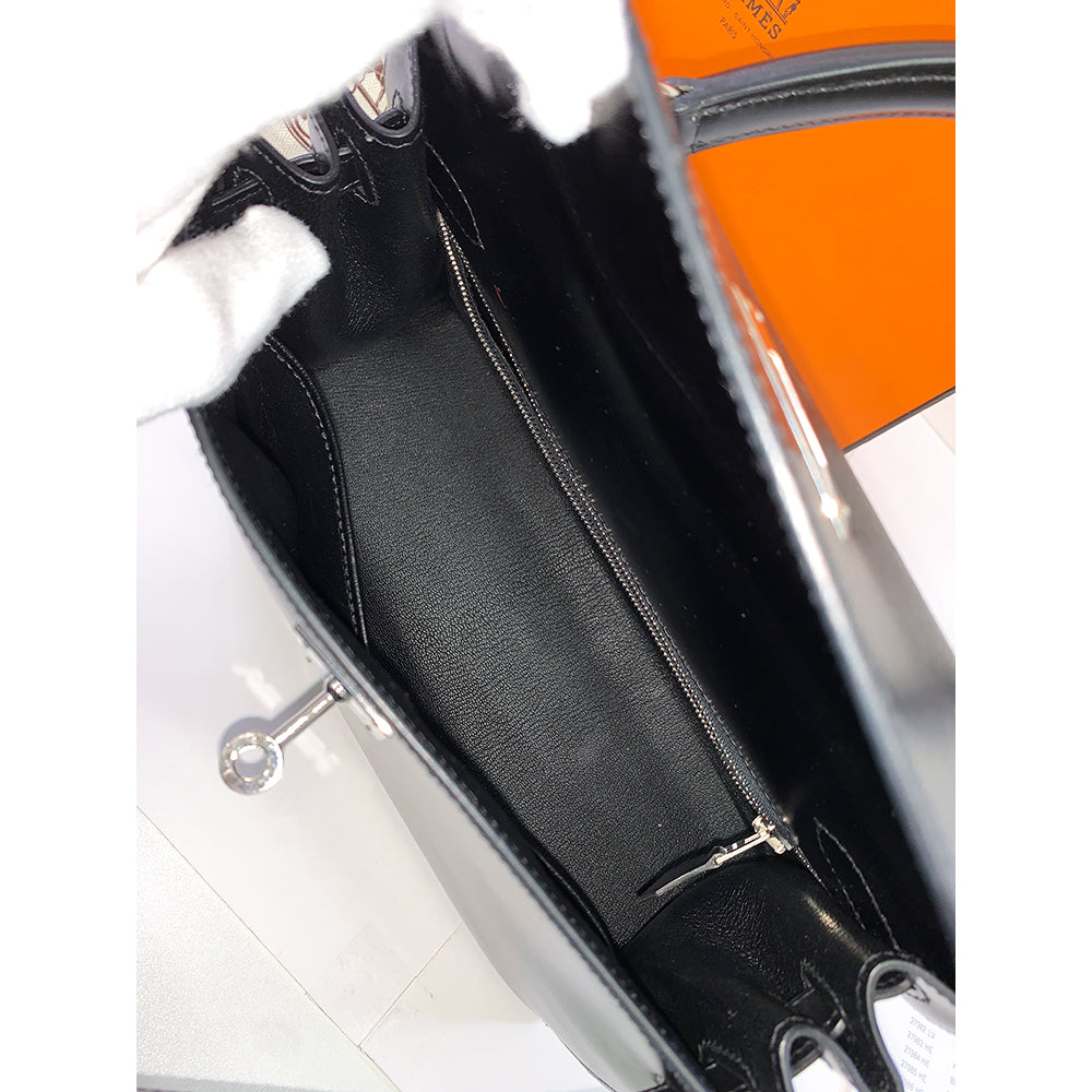 HERMES Handbag Kelly Series Kelly Box Calf 28