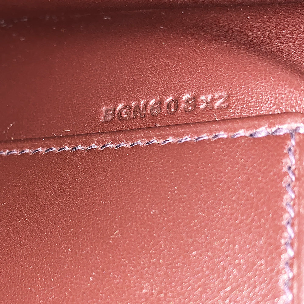 HERMES Kelly Cut 18cm, Rouge, Mysore Goatskin Leather, Gold Hardware