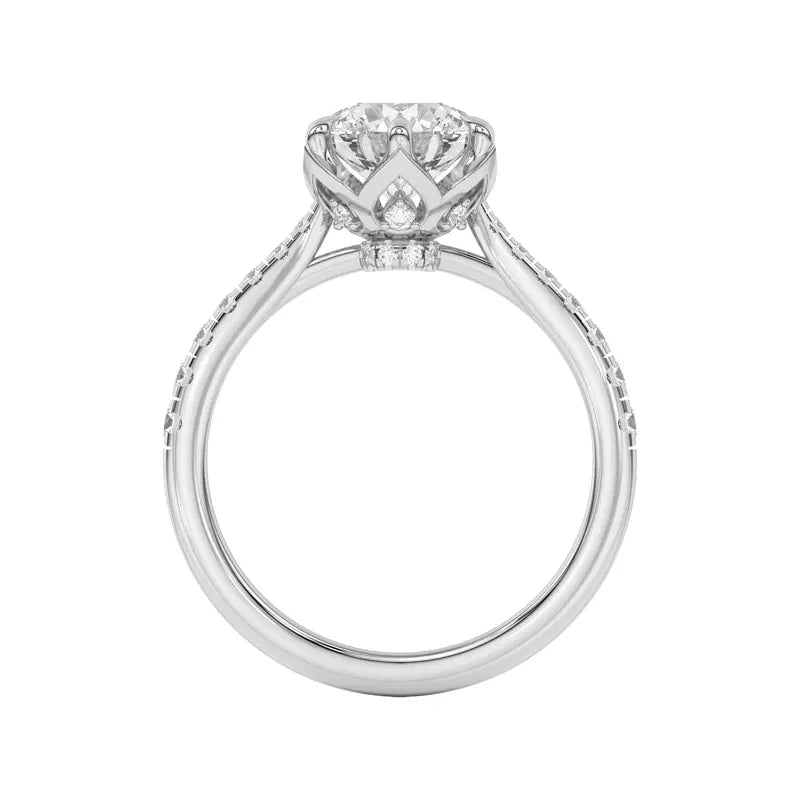 14k Gold Lab Diamond Engagement Ring space