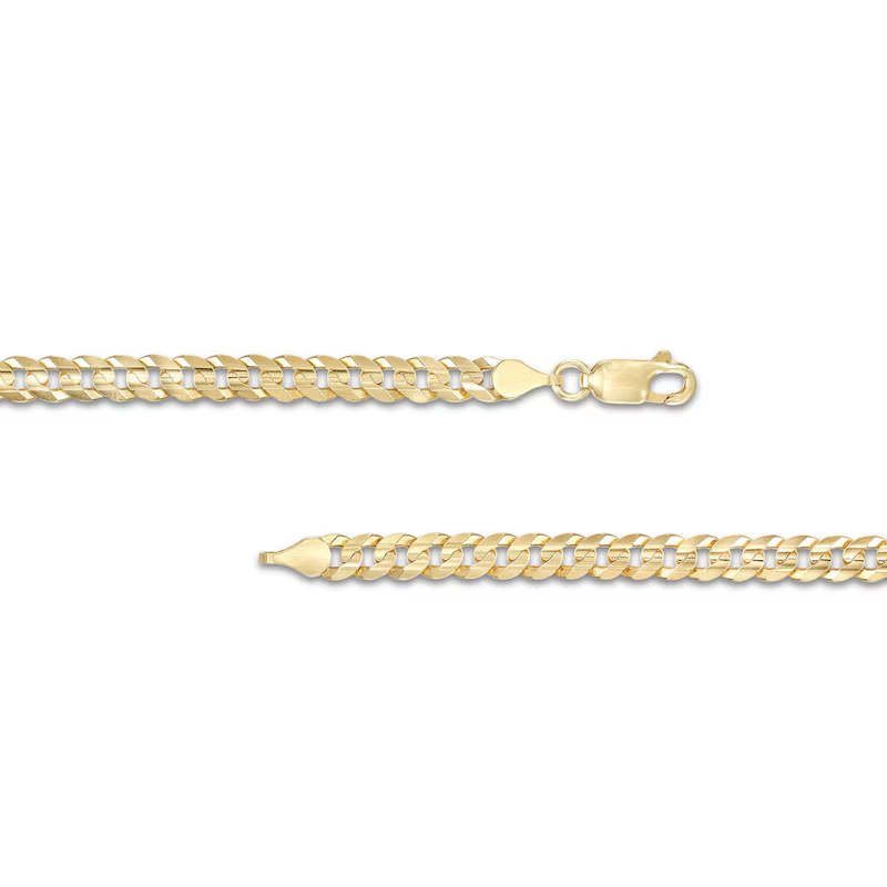14k Gold 4.6mm Curb Chain Necklace