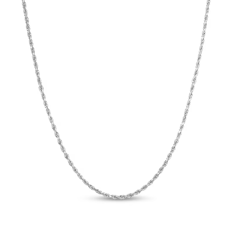 14k Gold 1.6 mm Rope Chain Necklace