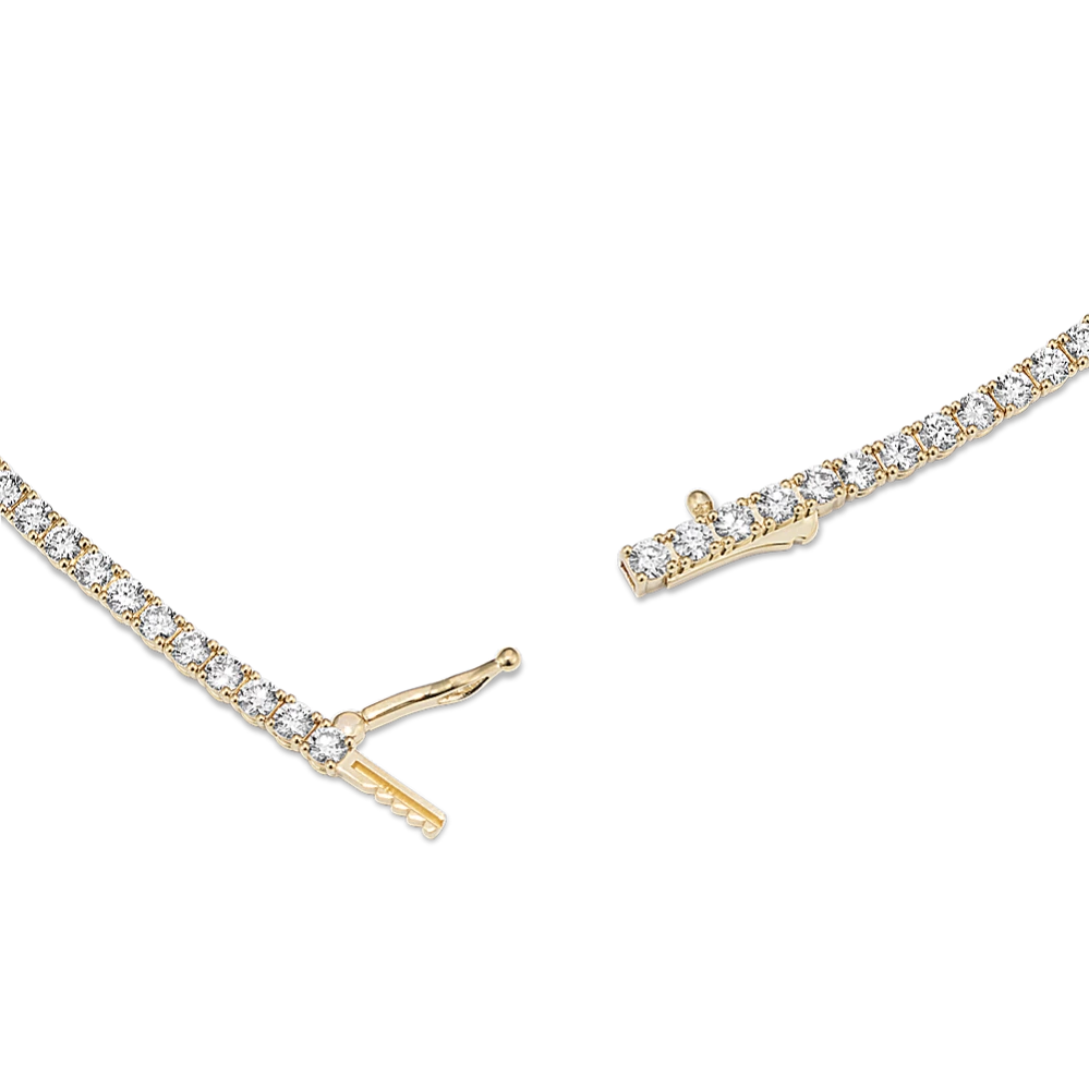 14k Gold 2 ct Lab Diamond Tennis Bracelet
