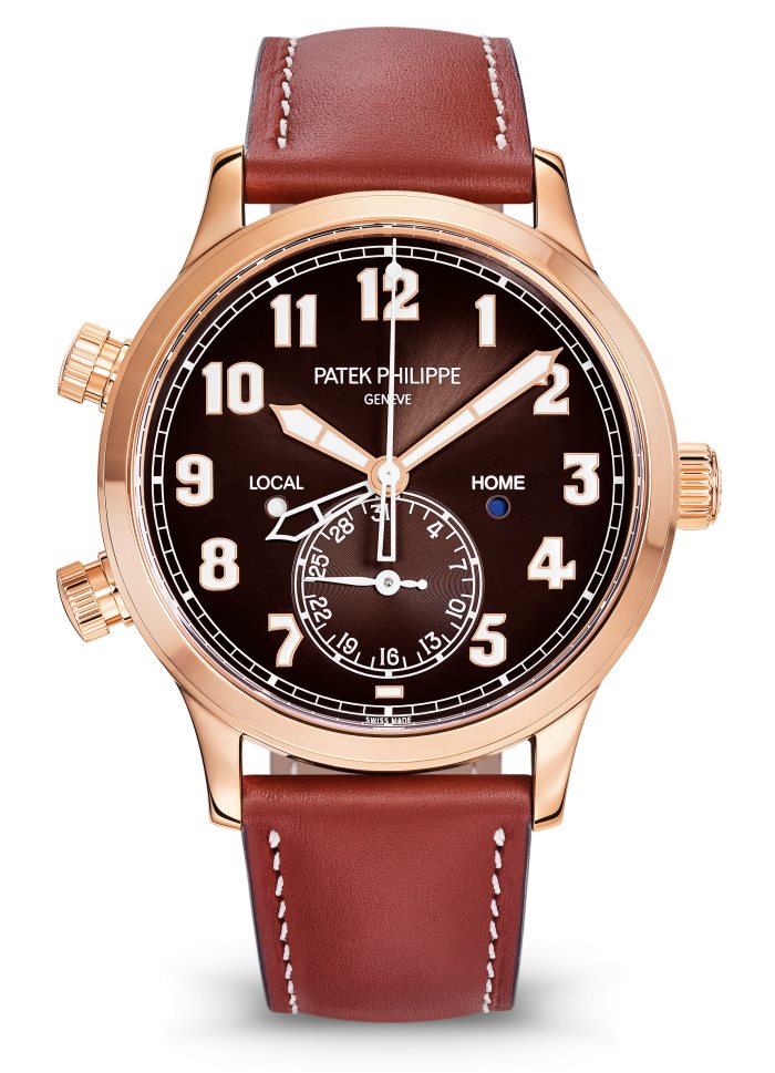 Patek Philippe Calatrava Pilot Travel Time Black Dial 5524R