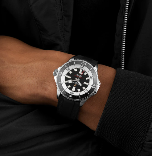 Breitling Black and White Dial A17378211B1S1