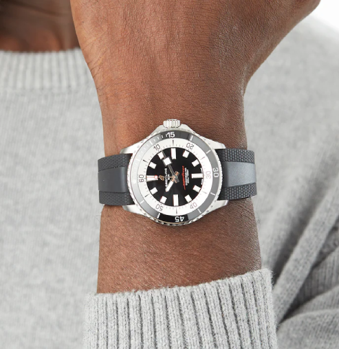 Breitling Black and White Dial A17375211B1S1