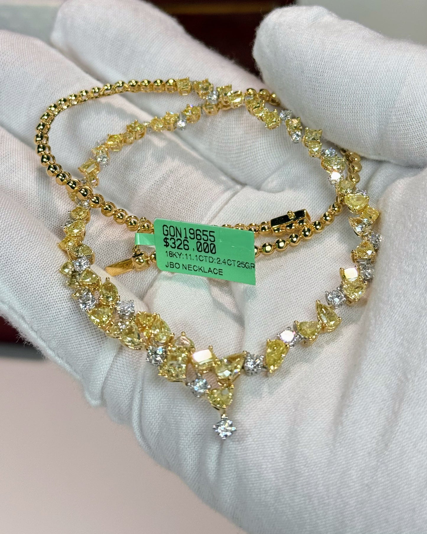 Yellow Diamond 14k Yellow Gold Necklace