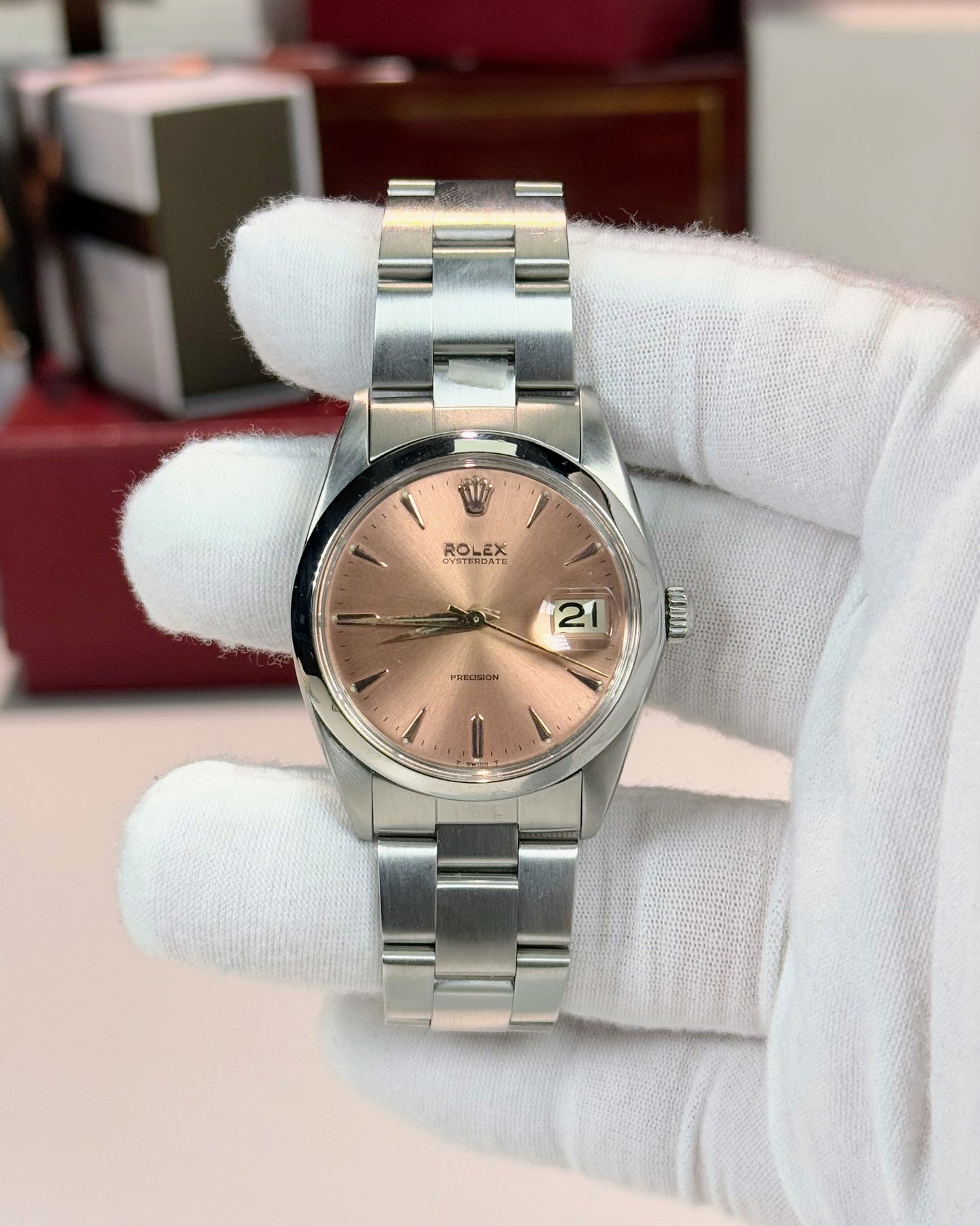 Rolex Vintage OysterDate Pink Dial