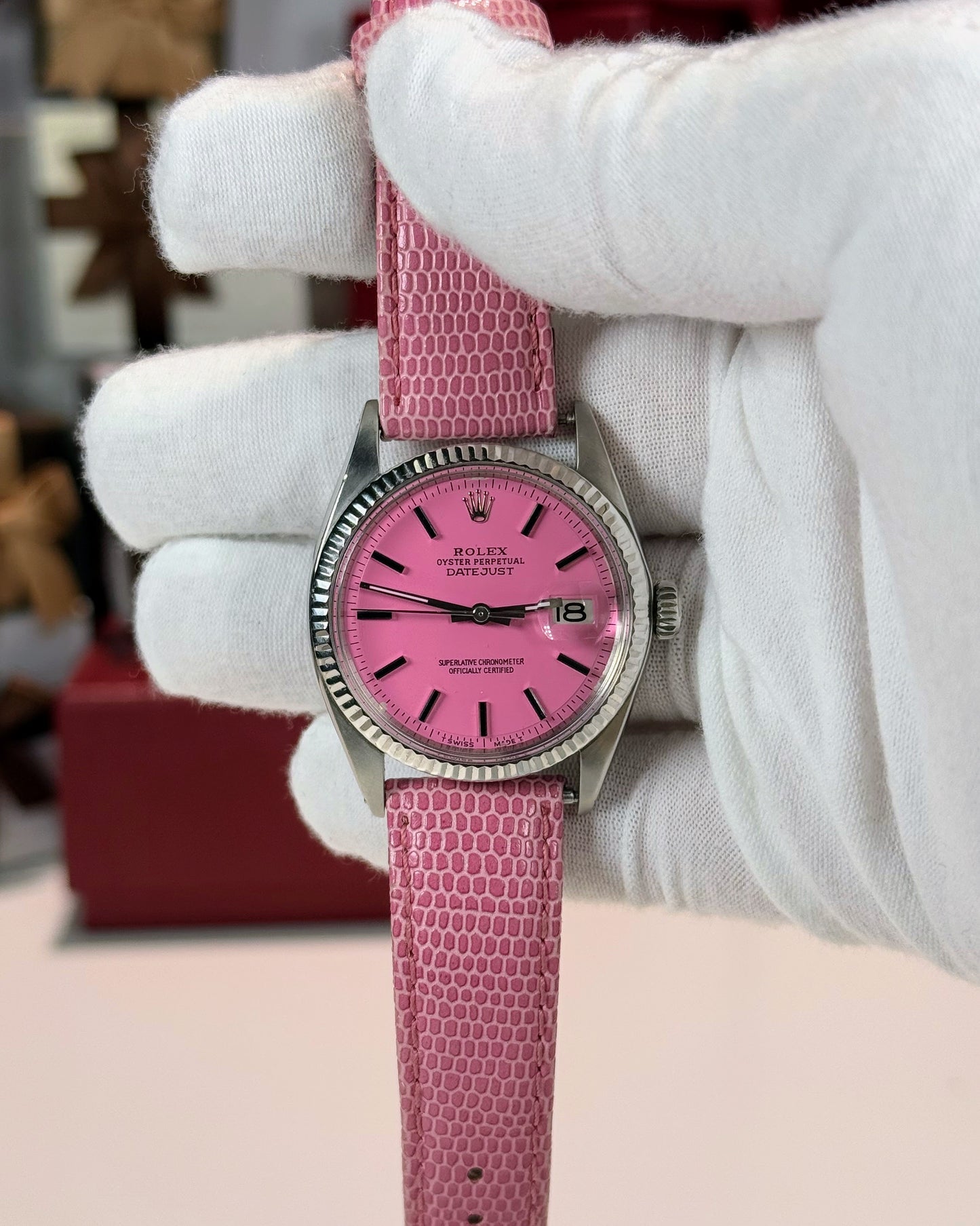 Rolex Datejust 36mm Pink Dial