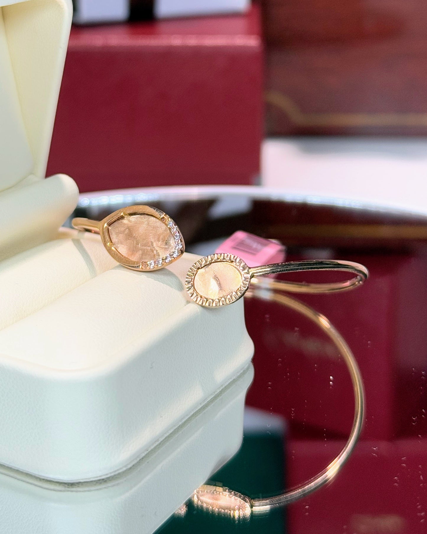 14k Rose Gold Open Cuff Bracelet