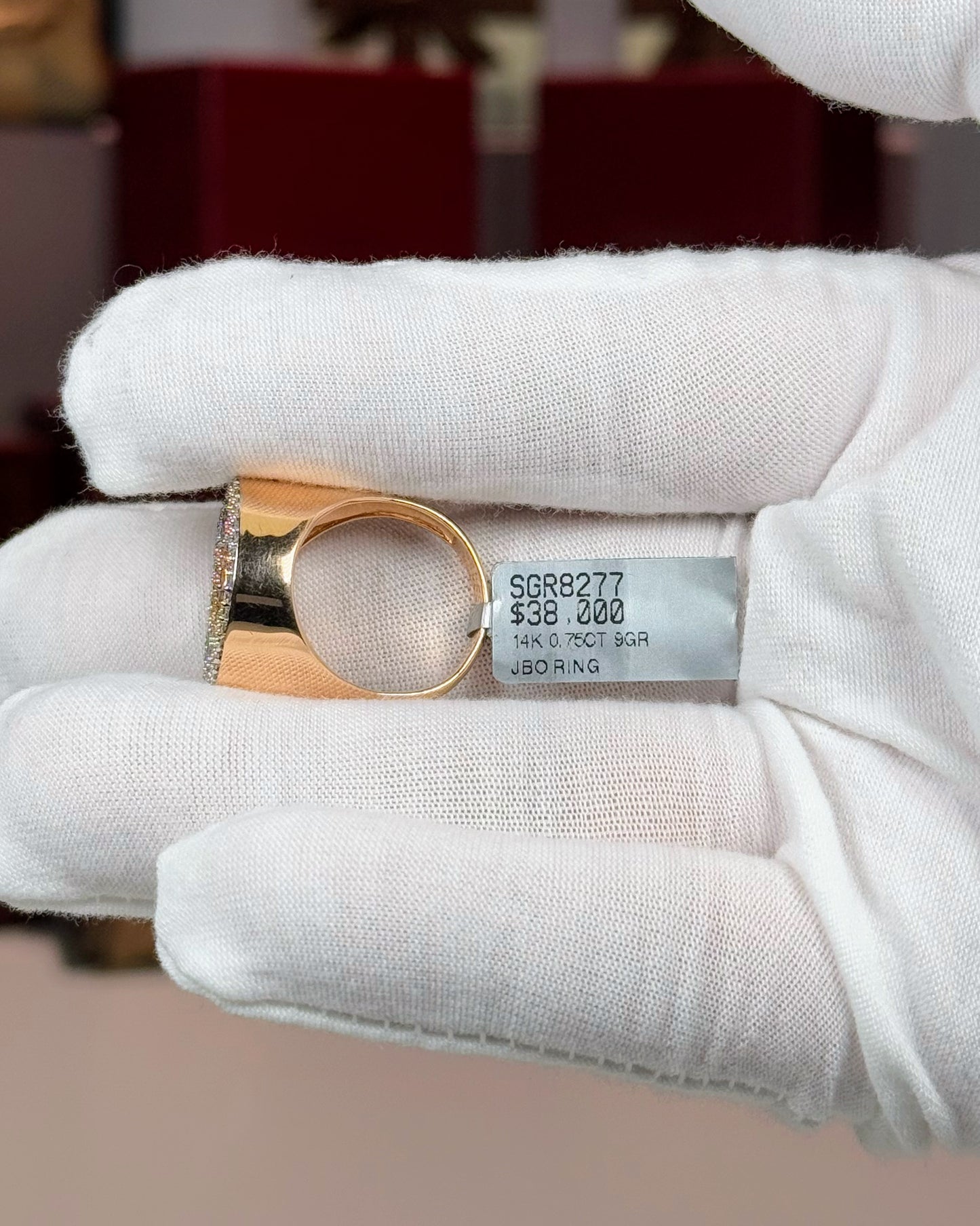 14k Rose Gold Diamond Ring