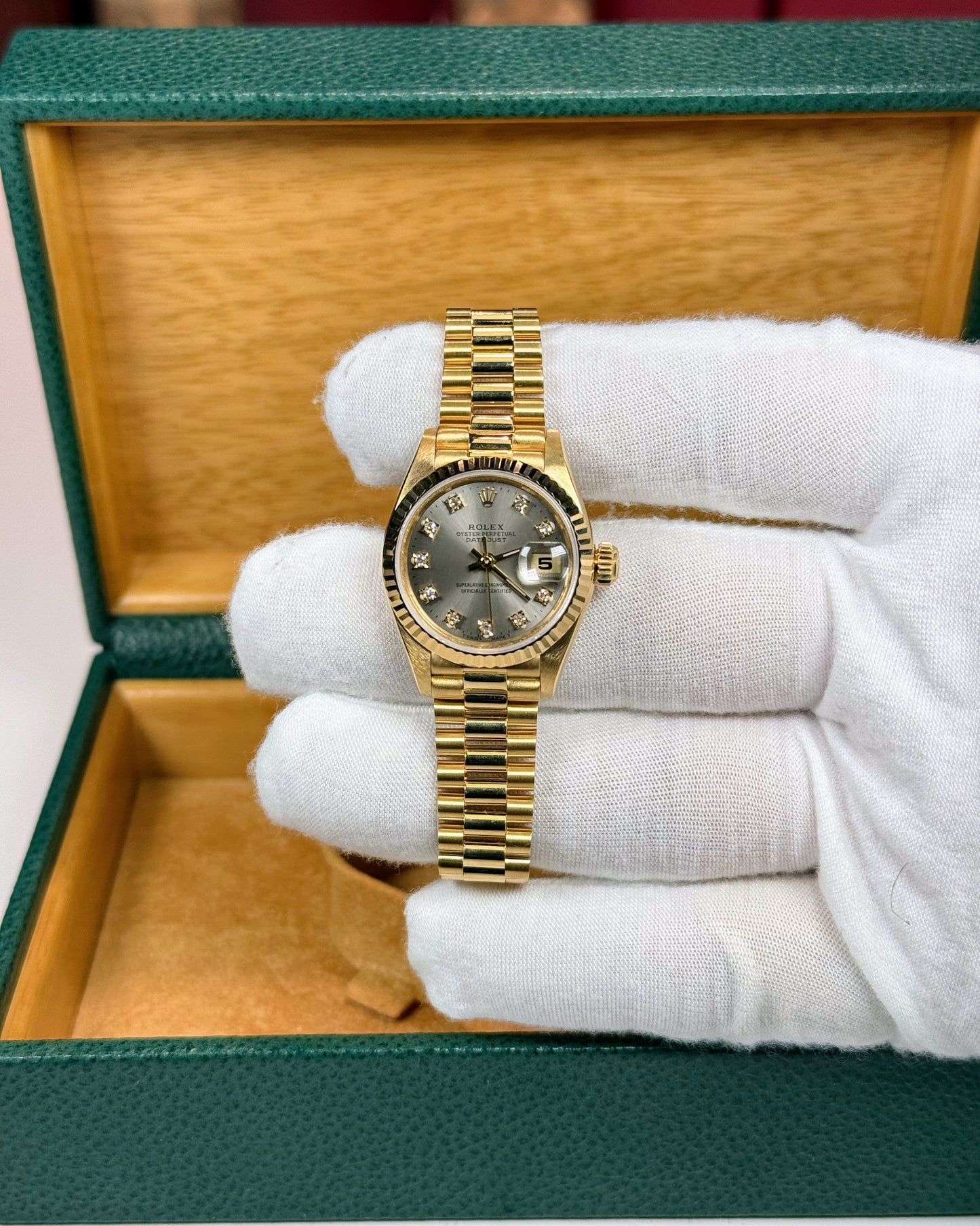 Rolex Lady Datejust 26mm Silver Dial 69178