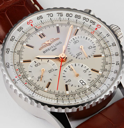 Breitling White Dial AB0139211G1P1