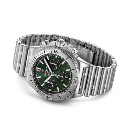 Breitling Green Dial AB0134101L2A1