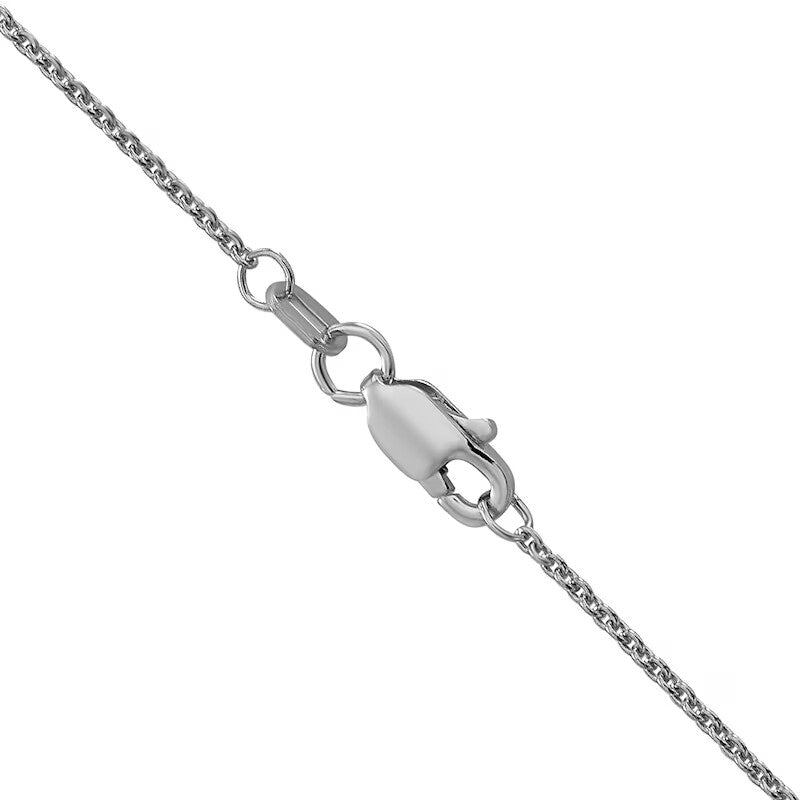 18k Gold 1.15mm Diamond-Cut Cable Chain Necklace