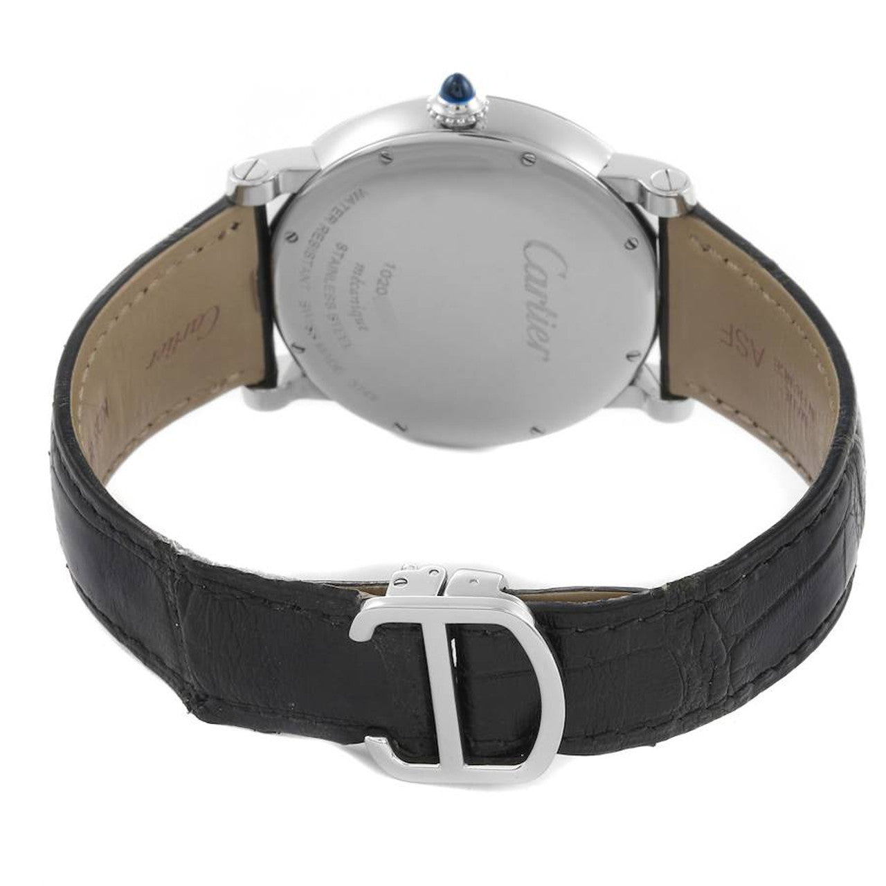 Cartier Rotonde de Cartier Calendar Power Reserve Mens Watch - White Dial W1556369