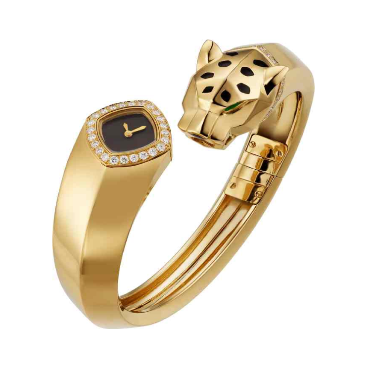 Panthère de Cartier bangle Black Dial - HPI01341