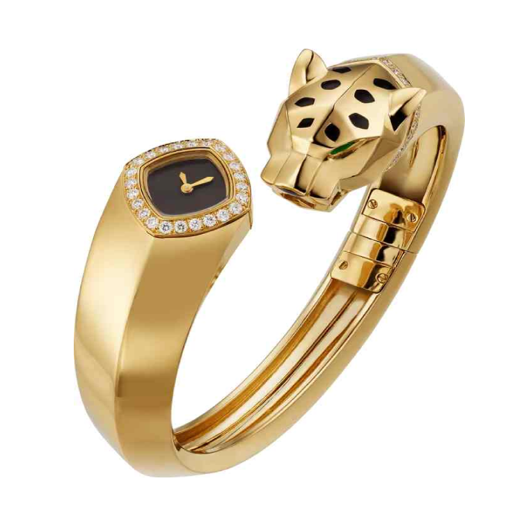 Panthère de Cartier bangle Black Dial - HPI01342