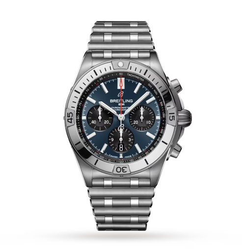 Breitling Blue Dial AB0134101C1A1