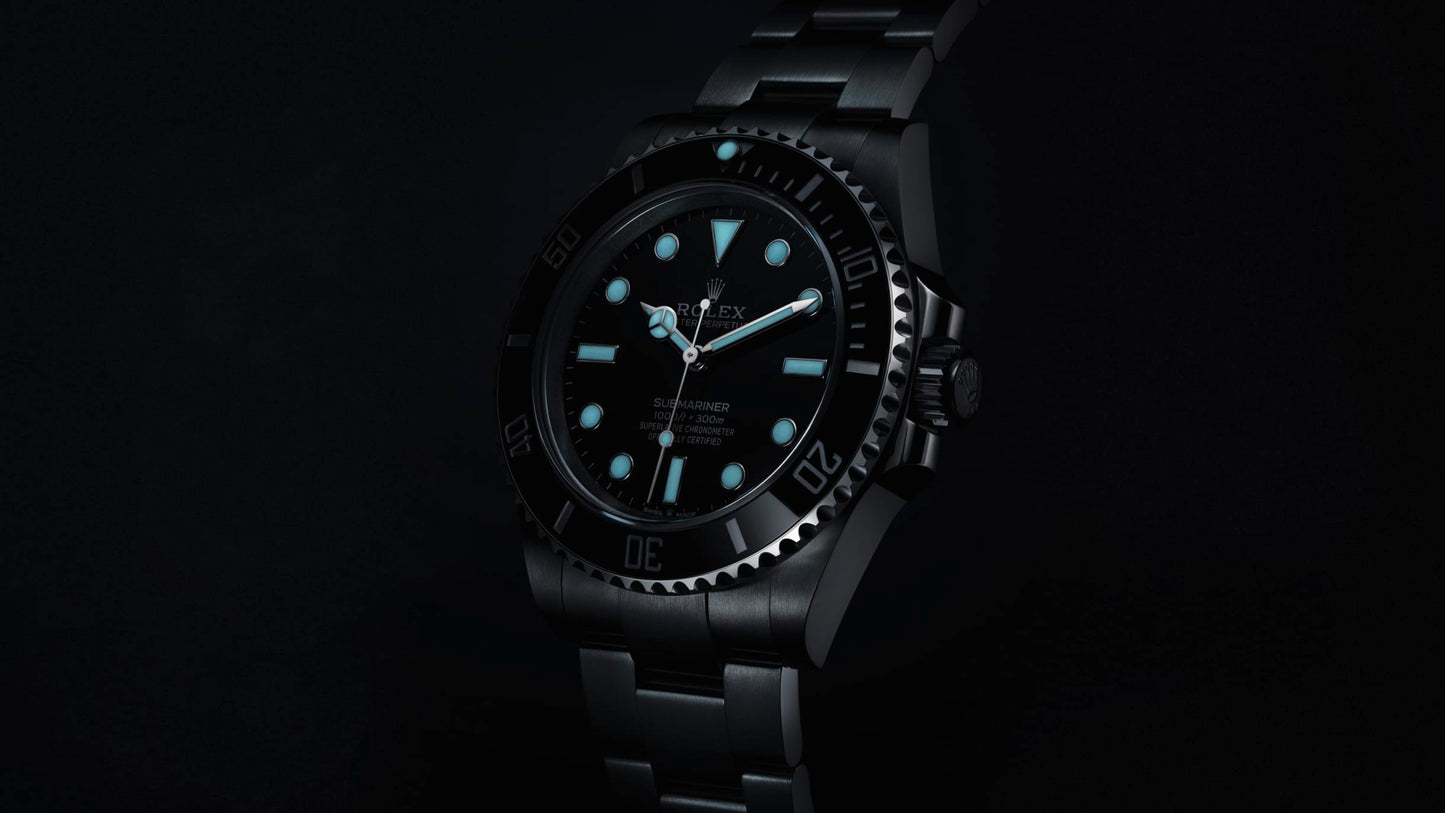 Rolex Bright Black Dial 124060