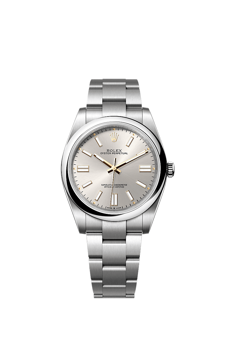 Rolex Oyster Perpetual 41mm Silver Dial 124300