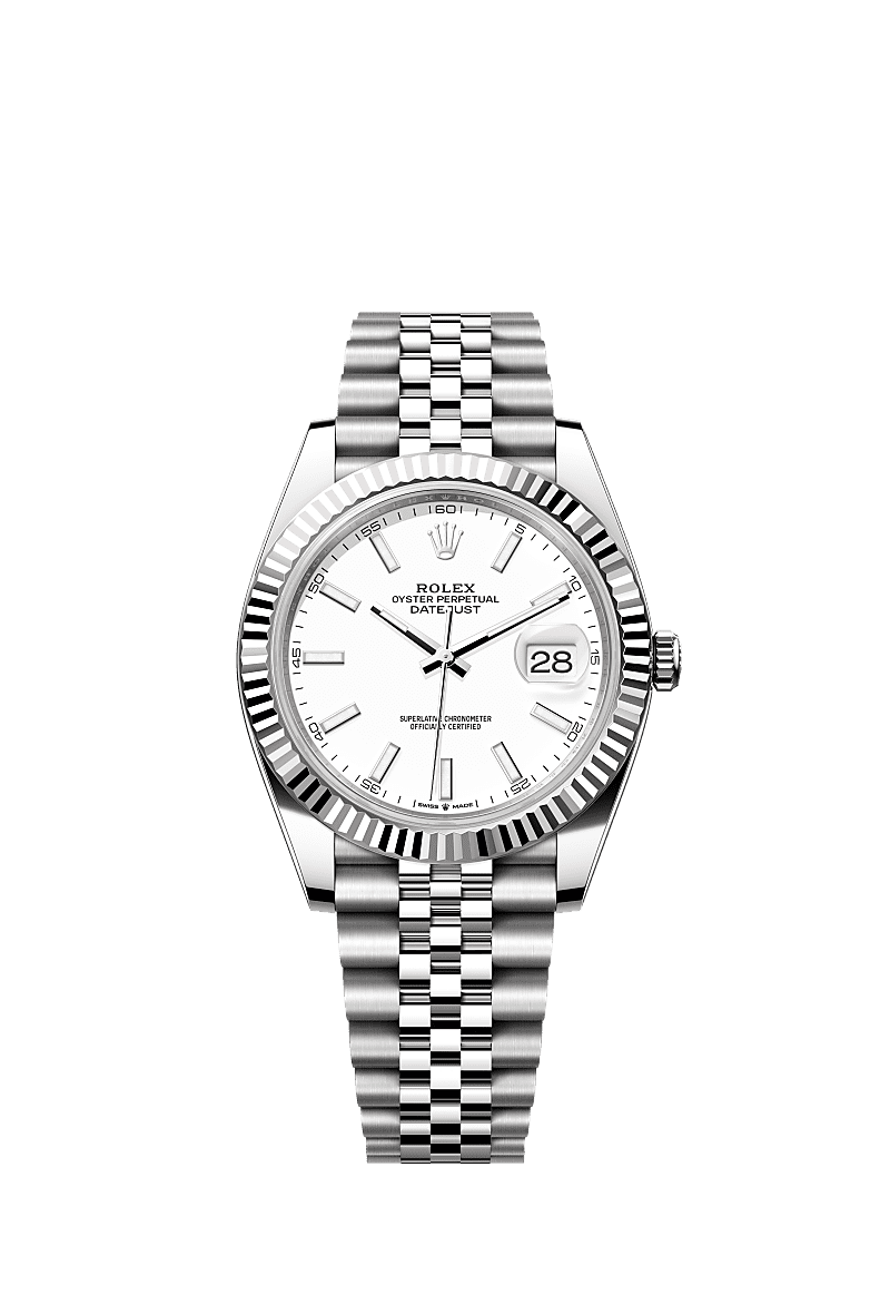 Rolex Datejust 41mm White Dial 126334