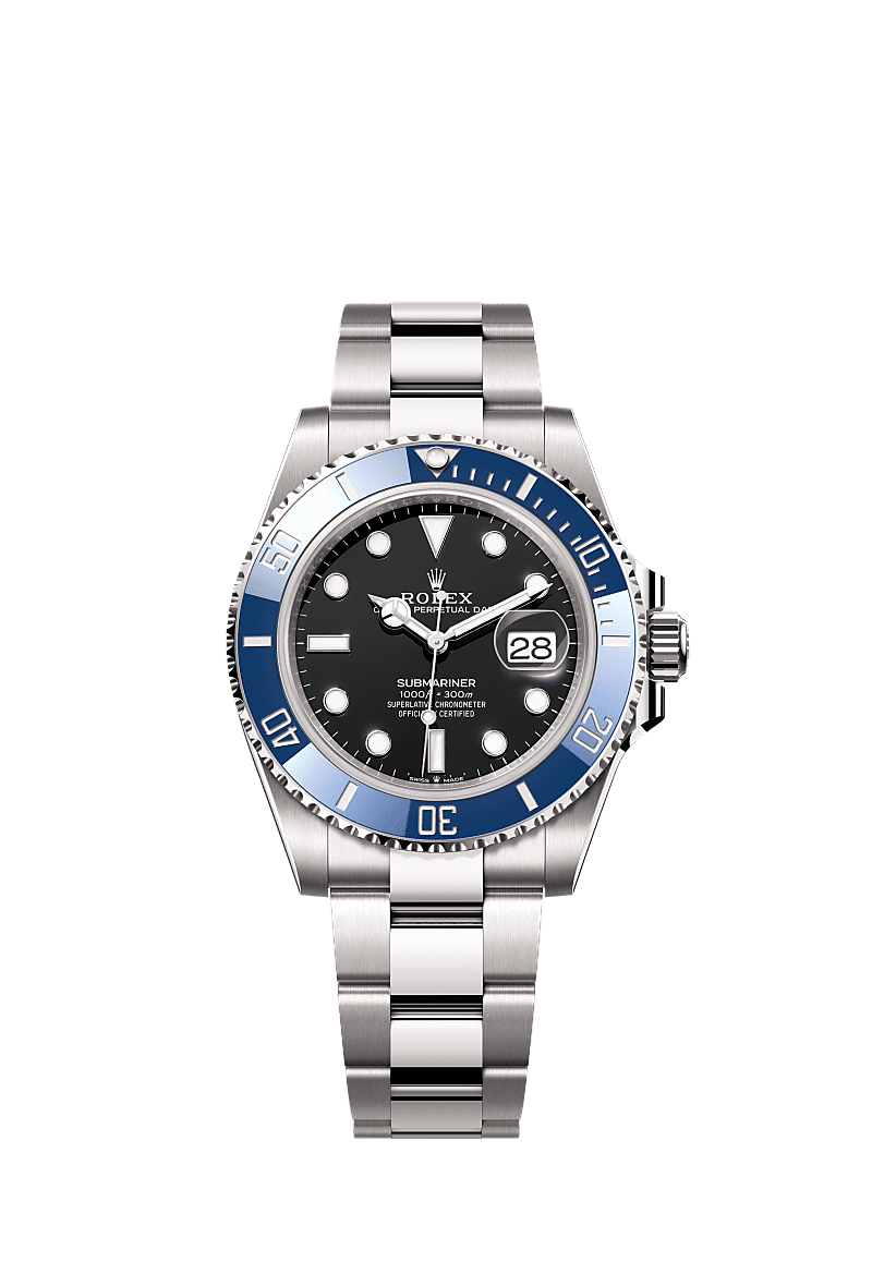 Rolex White Gold Submariner Date 68AA9696 Bright Black Dial 126619LB