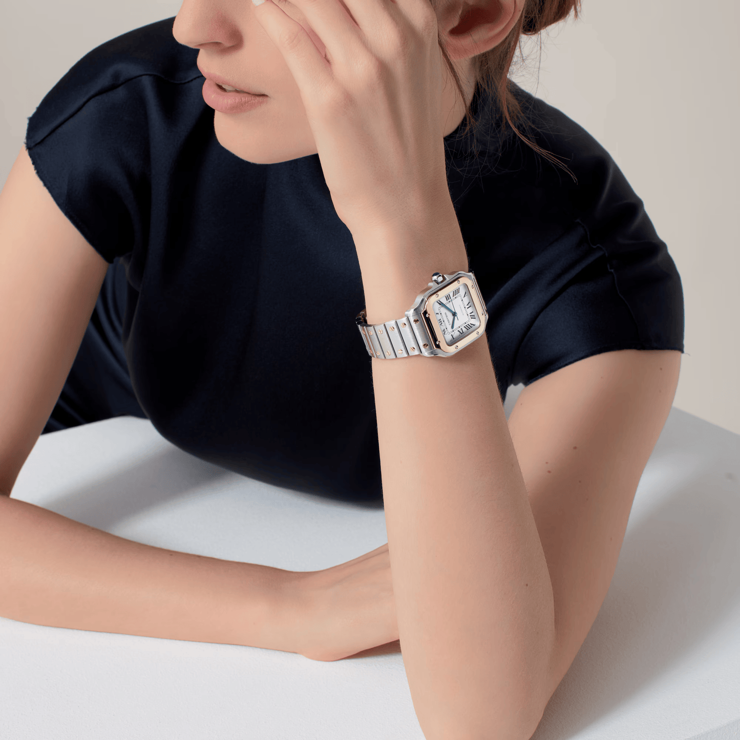Santos de Cartier - White Dial W2SA0016