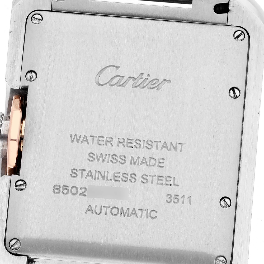 Cartier Tank Anglaise Large Steel Rose Gold - White Dial W5310037