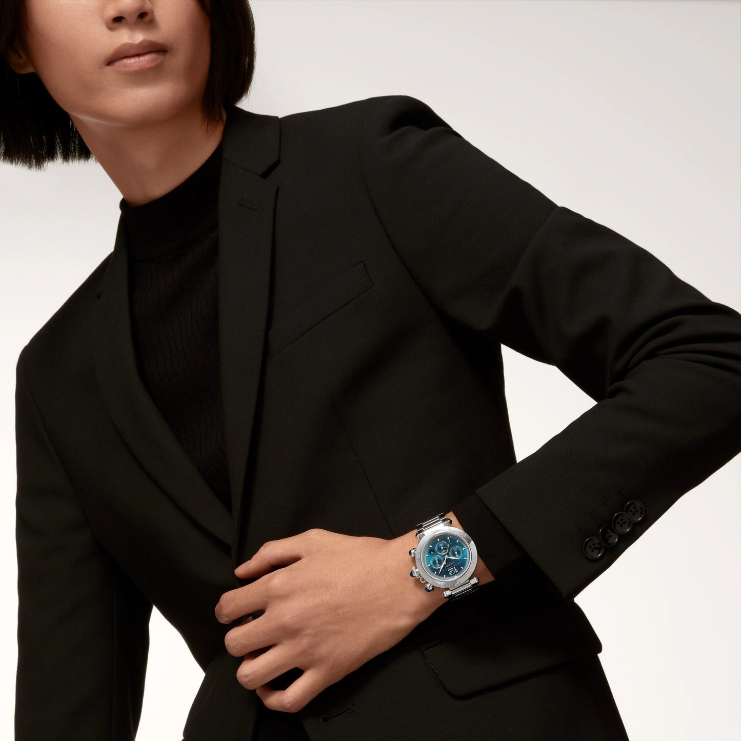 Pasha de Cartier watch - Blue Dial WSPA0039