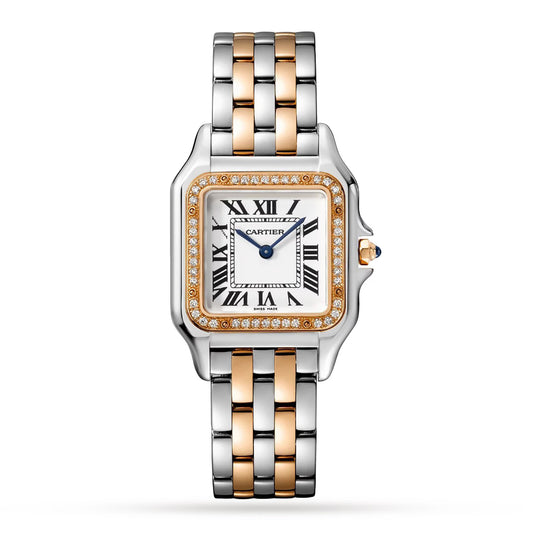 Panthère De Cartier Watch Medium Model -  White Dial W3PN0007