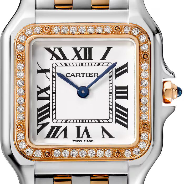 Panthère De Cartier Watch Medium Model -  White Dial W3PN0007