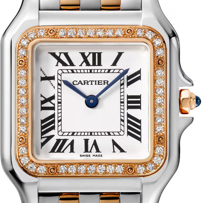 Panthère De Cartier Watch Medium Model -  White Dial W3PN0007