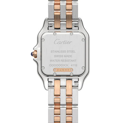 Panthère De Cartier Watch Medium Model -  White Dial W3PN0007