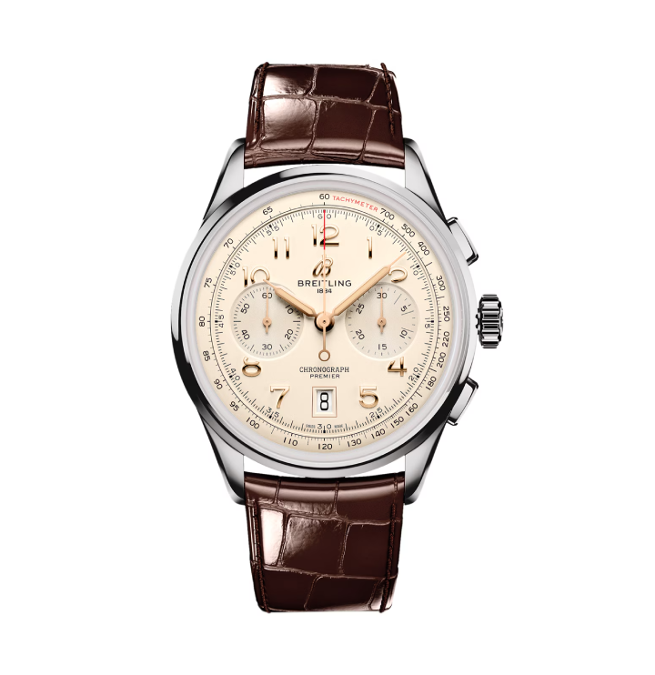 Breitling White Dial AB0145211G1P1