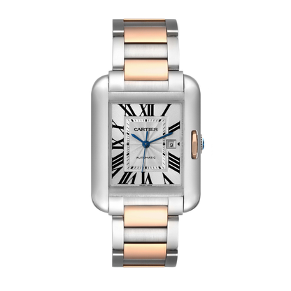 Cartier Tank Anglaise Large Steel Rose Gold - White Dial W5310037