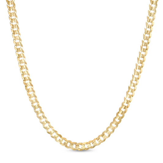 14k Gold 4.6mm Curb Chain Necklace