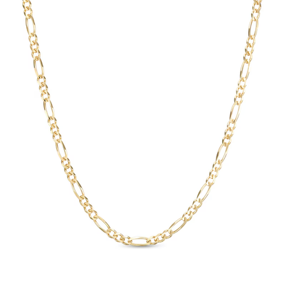 14k Gold 3.1mm Figaro Chain Necklace