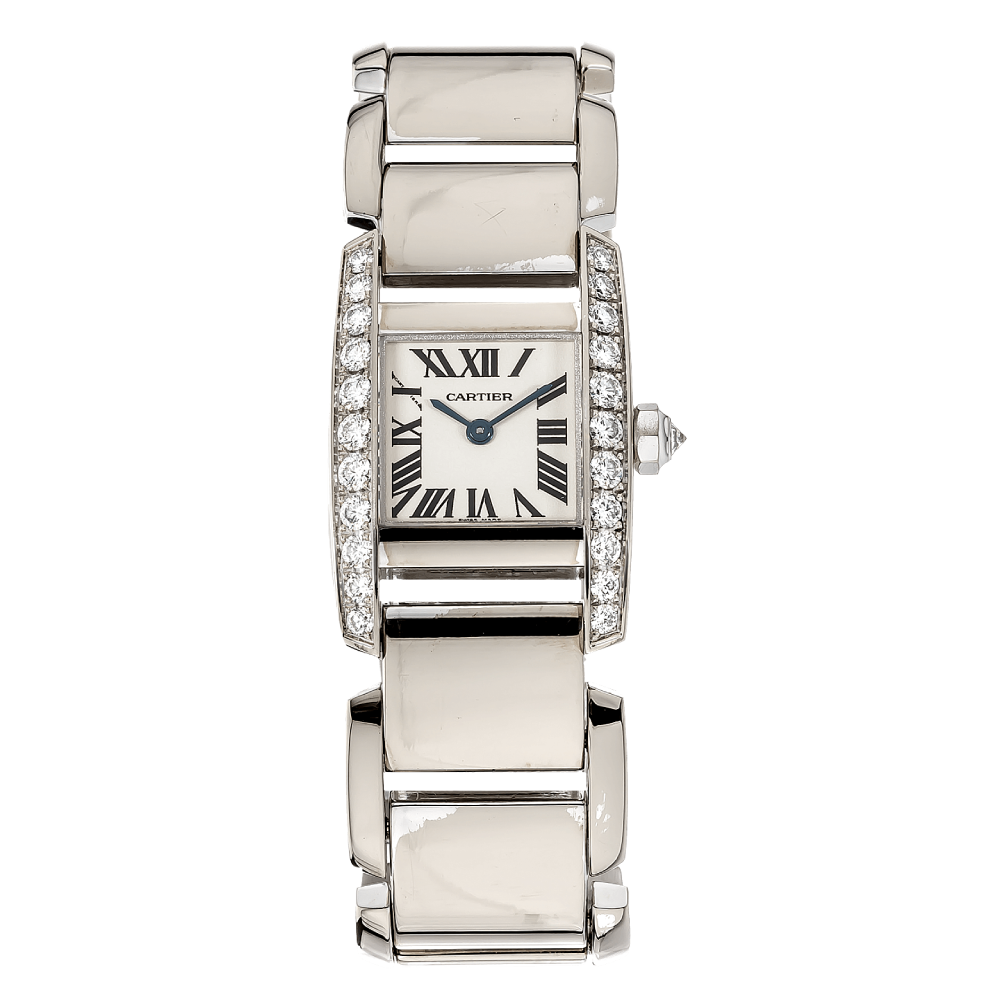 Tankissime White Gold Quartz -  White Dial WE70039H