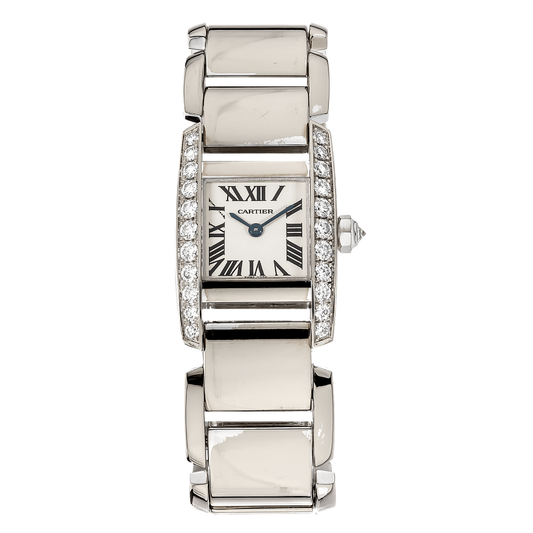 Tankissime White Gold Quartz -  White Dial WE70039H