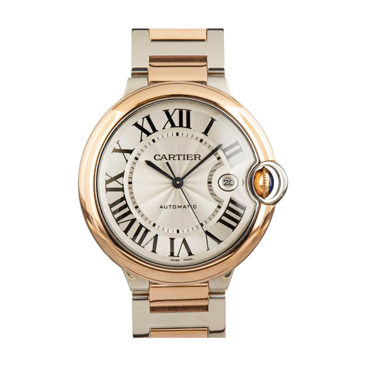 Cartier Ballon Bleu Silver Roman - White Dial W2BB0004