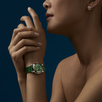 Chopard Happy Sport Green Dial 278573-6032