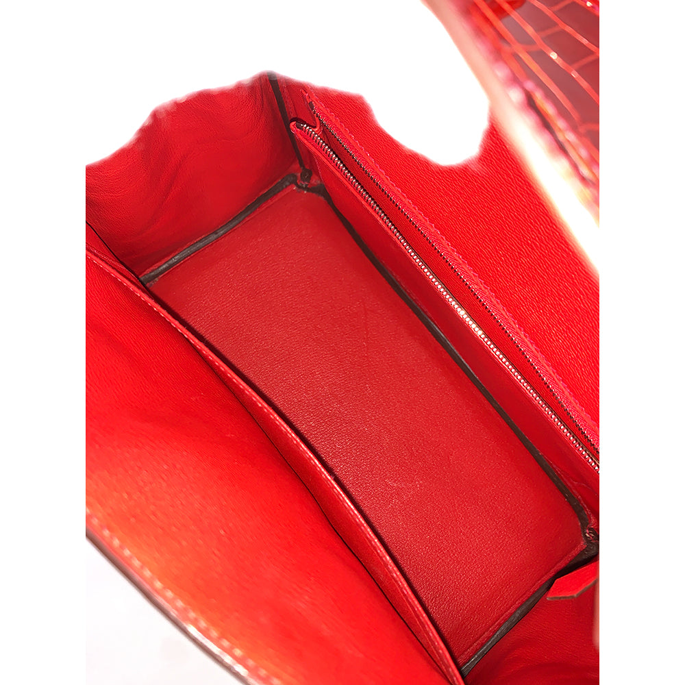Hermes Birkin 30cm, Geranium, Niloticus Leather, Palladium Hardware