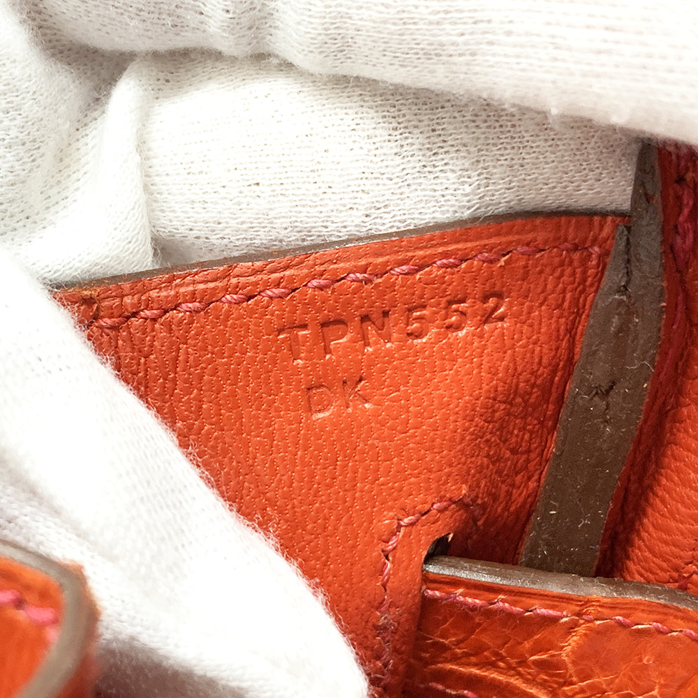 Hermes Birkin 30cm, Geranium, Niloticus Leather, Palladium Hardware