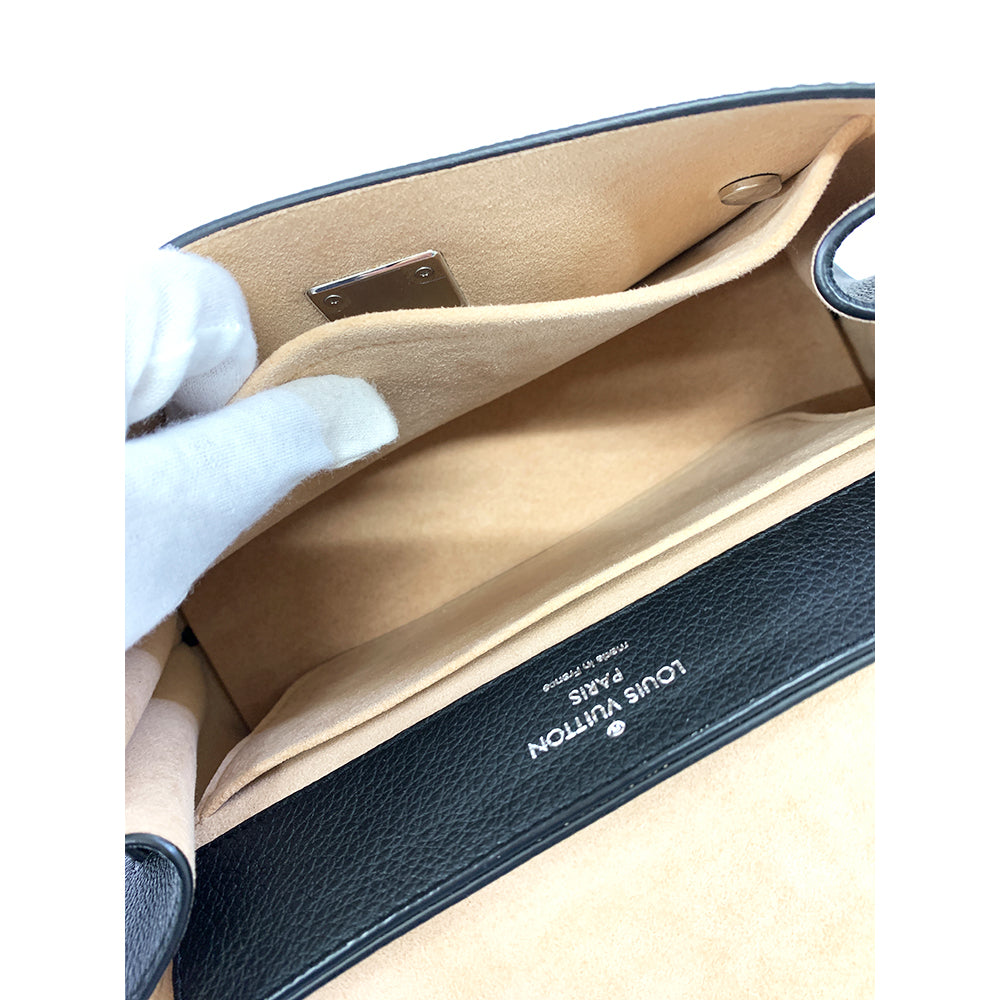 LOUIS VUITTON Rock Me Ever BB, Black, Calfskin Leather, Silver Hardware