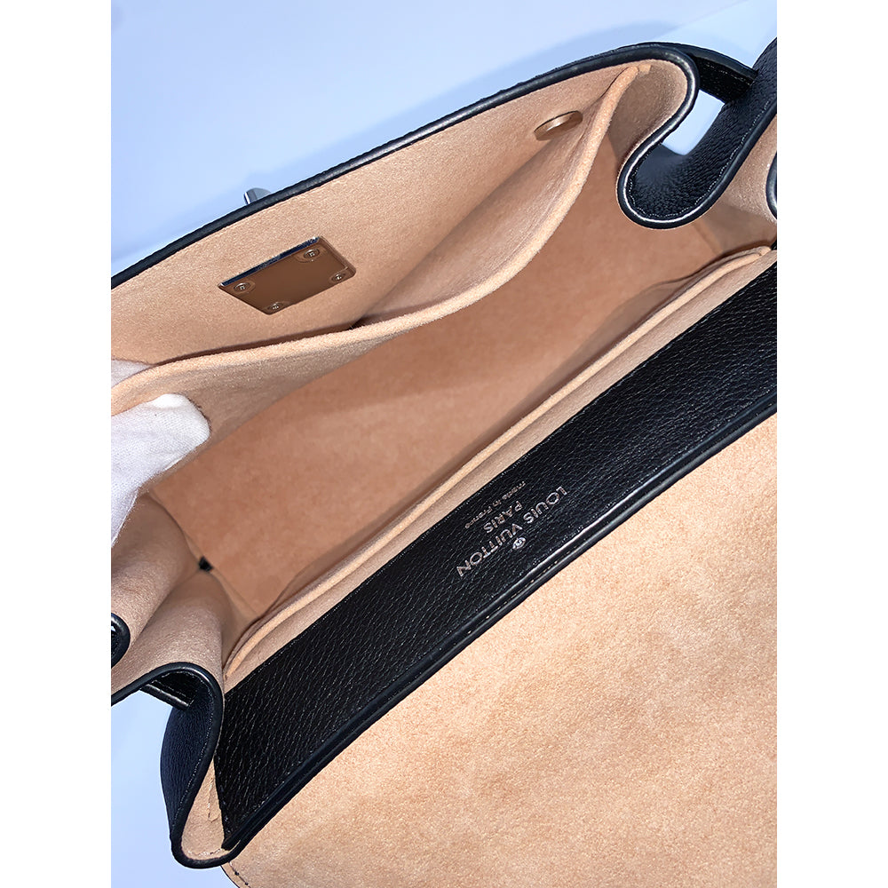 LOUIS VUITTON Rock Me Ever BB, Black, Calfskin Leather, Silver Hardware